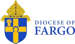 The Coat of Arms of the Diocese of Fargo features a harmonious design with a cross, wheat, and horseshoe—elements symbolizing the region’s agricultural heritage and faith. This emblem stands as an endorsement of the community's values and spirit.